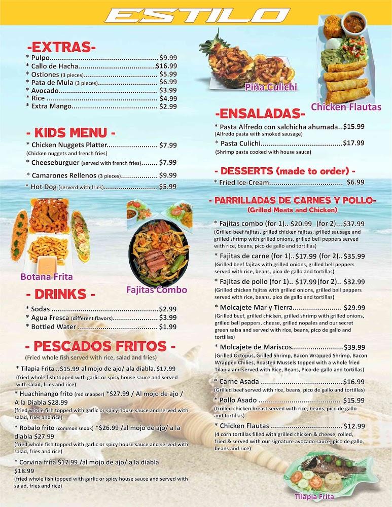 Mariscos El General Camarones Rellenos (6 pieces)