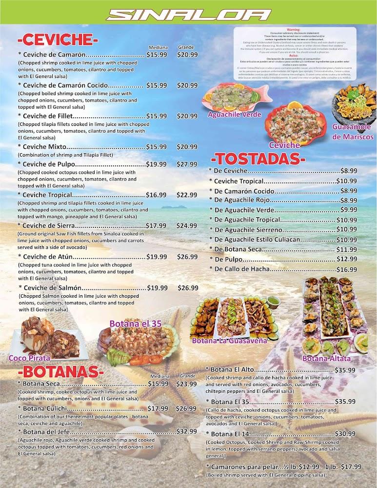 Mariscos El General Menu image 4